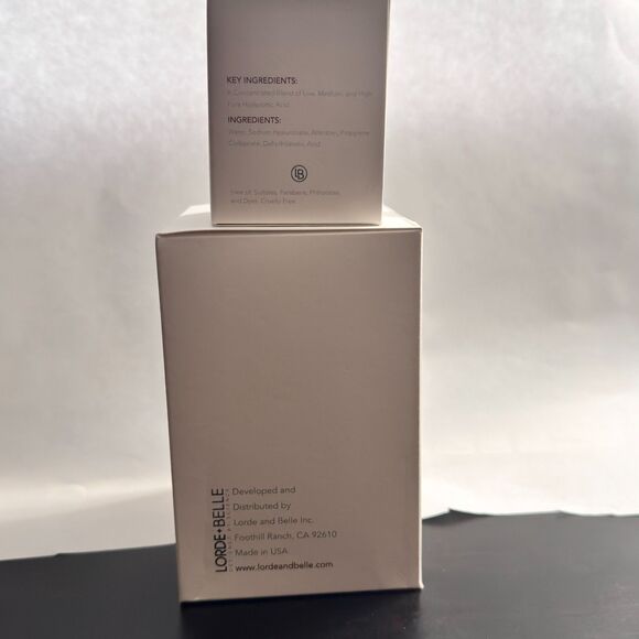 Lorde & Belle HA3 Hyaluronic Serum + HydraPure Masks Set  Gift ready - Picture 3 of 3